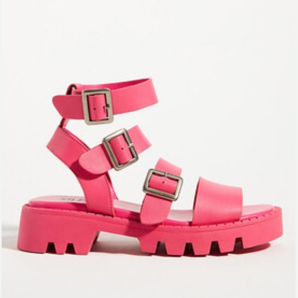 Anthropologie Shoes - Like New Anthropologie Silent D Friand Gladiator Platform Sandals Shoes Pink 8.5